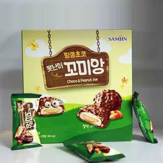 Bánh chocopie đậu phộng Samjin Hàn Quốc 360g